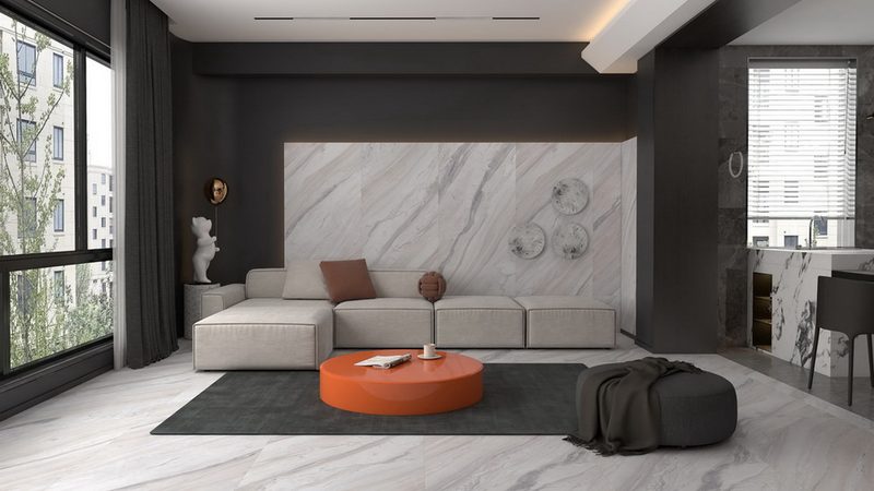 客厅大理石瓷砖：优缺点解析